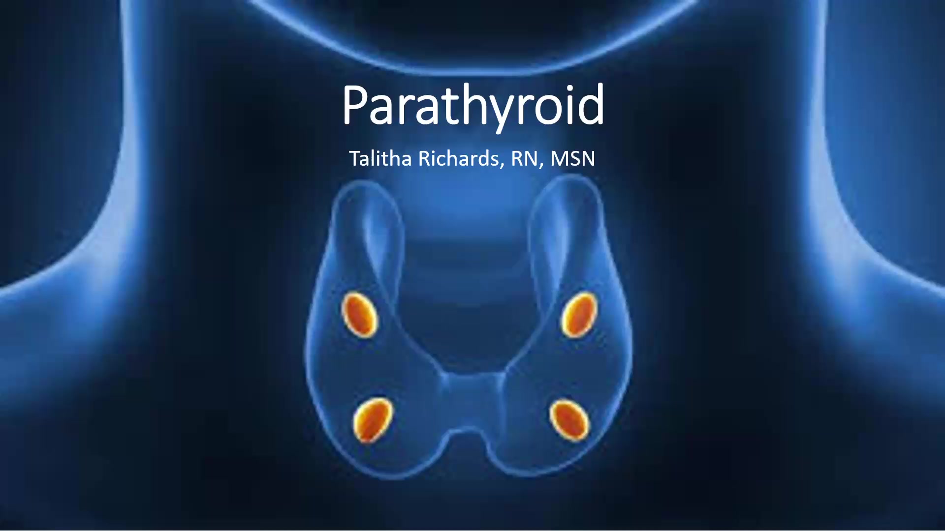 Parathyroid Lecture