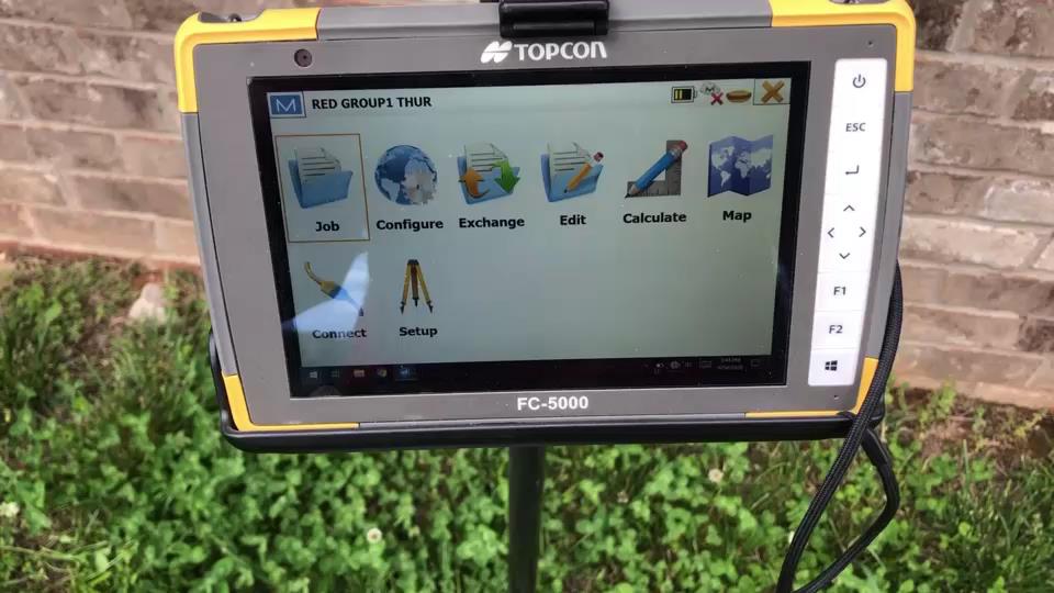 GPS Topo Step 5 Set-up Job